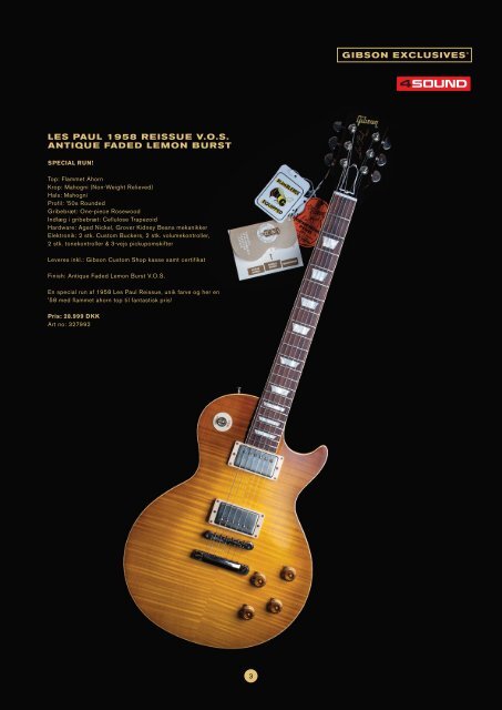 4Sound Gibson Exclusives