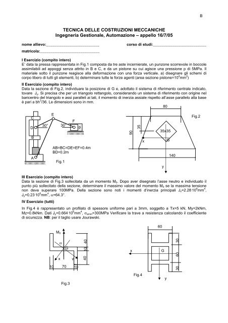 tecnica delle costruzioni meccaniche - Ingegneria Meccanica ...