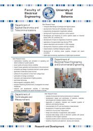 Faculty of Electrical Engineering - flyer - Applied Electronics