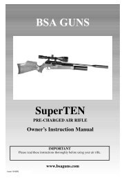 BSA GUNS SuperTEN - Airguns of Arizona