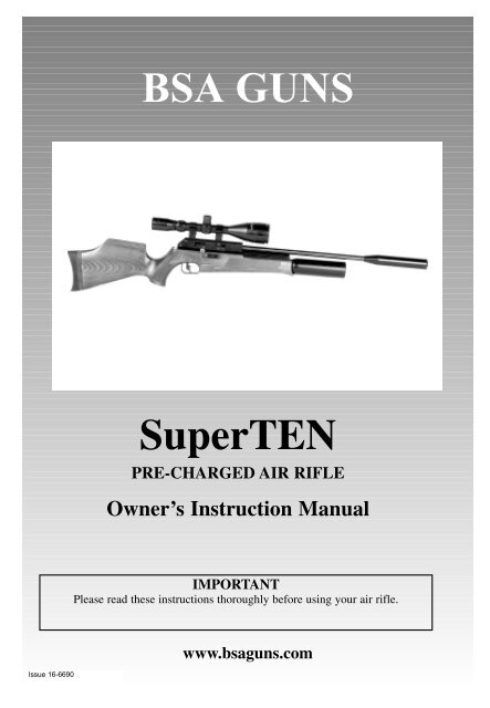 BSA GUNS SuperTEN - Airguns of Arizona