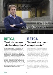 BETCA BETCA U vraagt, wij(pre)fabriceren. - Febe