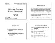 Mainframe Boot Camp Part 1 (pdf for Printing 4/page)