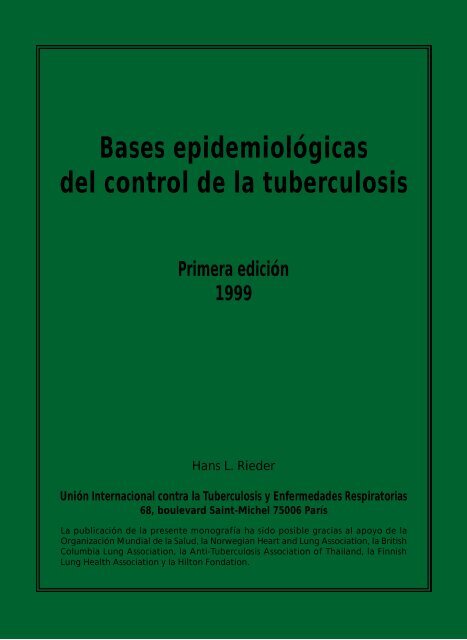 Bases epidemiolÃ³gicas - Tuberculosis