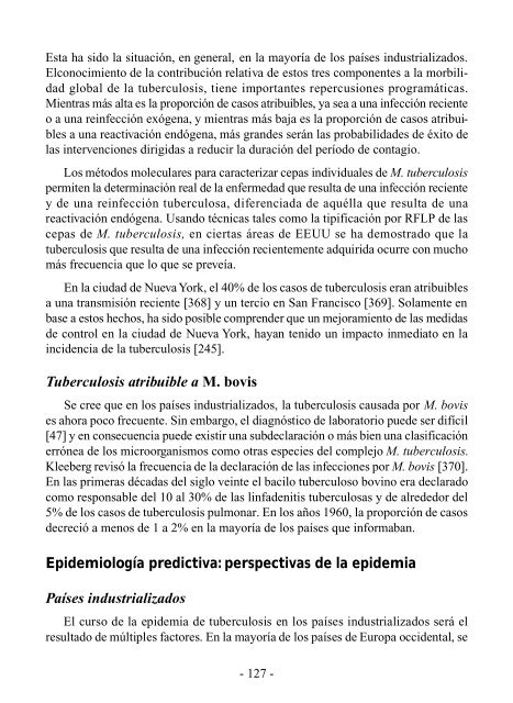 Bases epidemiolÃ³gicas - Tuberculosis