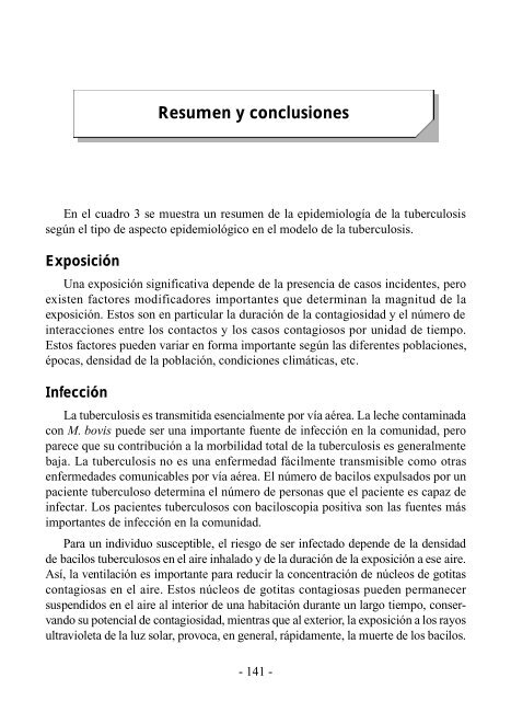 Bases epidemiolÃ³gicas - Tuberculosis