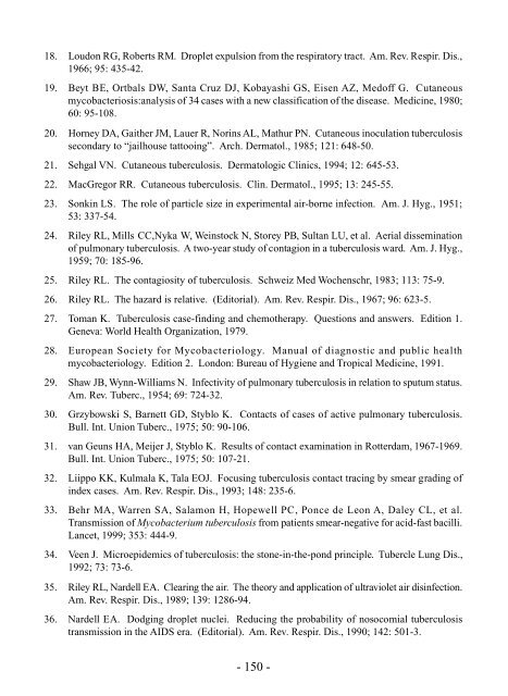 Bases epidemiolÃ³gicas - Tuberculosis