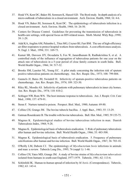 Bases epidemiolÃ³gicas - Tuberculosis