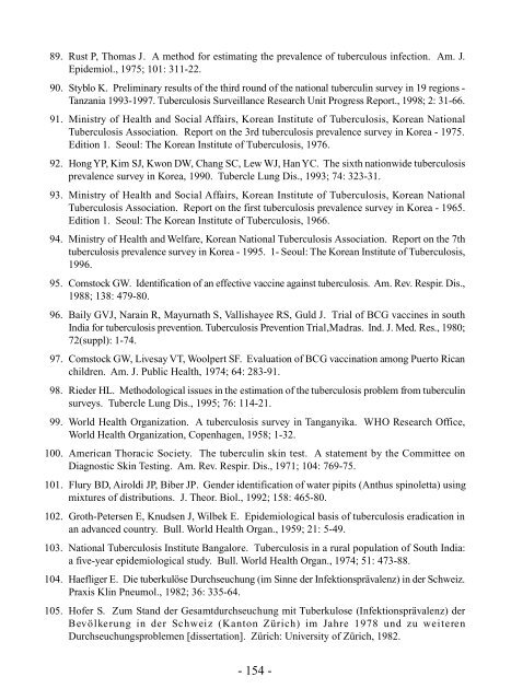 Bases epidemiolÃ³gicas - Tuberculosis