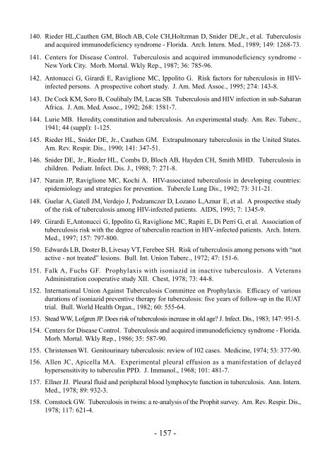 Bases epidemiolÃ³gicas - Tuberculosis