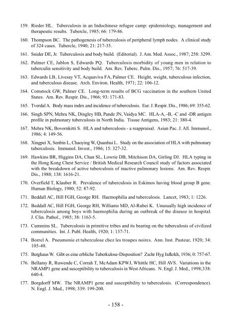 Bases epidemiolÃ³gicas - Tuberculosis