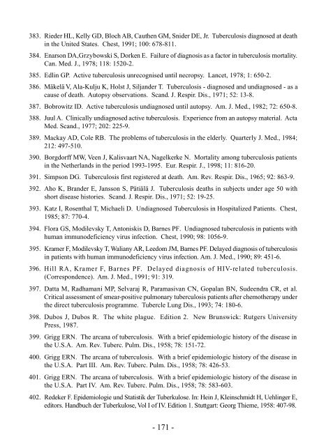 Bases epidemiolÃ³gicas - Tuberculosis