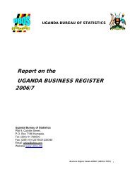 General Findings-Business Register-Final2.mdi - Uganda Bureau of ...