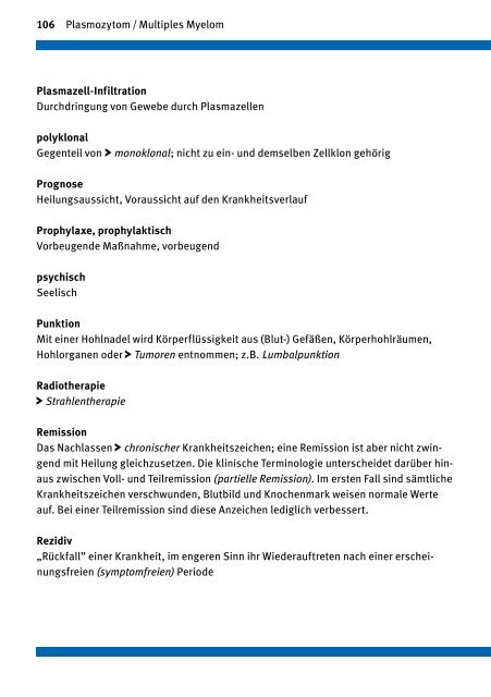 Plasmozytom/Multiples Myelom - Deutsche Krebshilfe eV