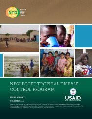 Neglected tropical disease coNtrol program - RTI International