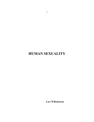 HUMAN SEXUALITY - Vital Christianity