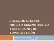 definiciones de administración - Bligoo.com