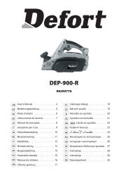 Manual DEP-900-R (W3-716-RCT-1).indd - Defort