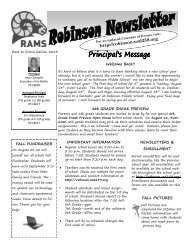 School 2013 - Robinson Middle School - Wichita Public Schools