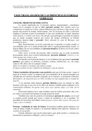 usos desviados de las formas verbales - demo e-ducativa catedu