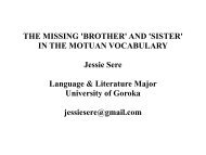 THE MISSING 'BROTHER' AND 'SISTER' - LANGUAGE ...