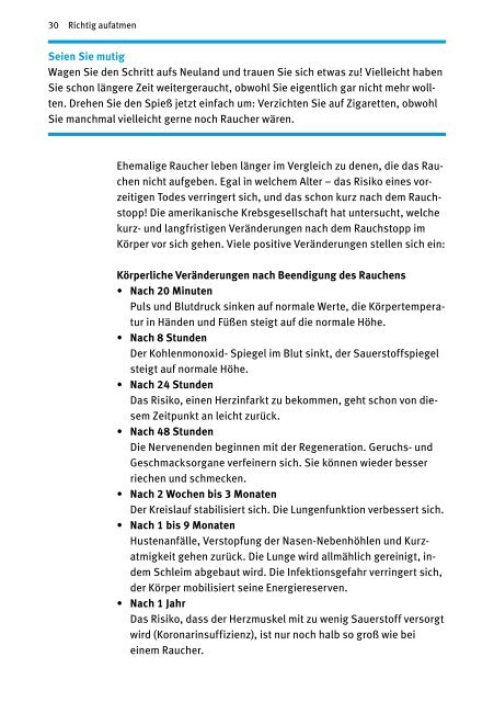 „Richtig Aufatmen – Geschafft: Endlich Nichtraucher“ (PDF)