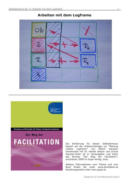 Arbeiten mit dem Logframe - Akademie fÃ¼r Konflikttransformation