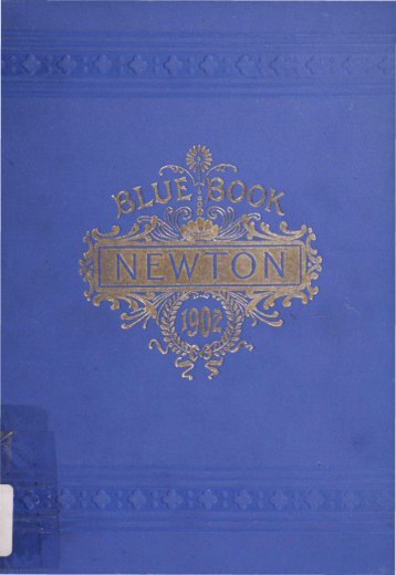 Blue Book 1902 - Newton Free Library