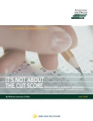 It's Not About the Cut Score: Redesigning Placement Assessment