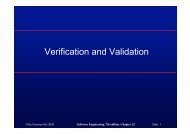 Verification and Validation - Ian Sommerville