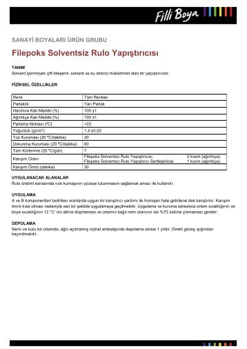 MSDS - Bilkim Boya