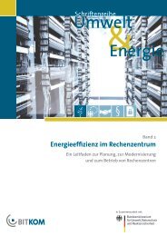 Energieeffizienz im Rechenzentrum - Bitkom