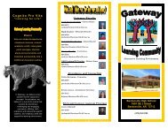 Gateway Brochure 7-20-09 - Bentonville Public Schools