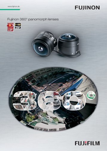 Fujinon 360° panomorph lenses - Radiotrans