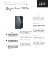 IBM System Storage TS3500 Tape Library - Spectra