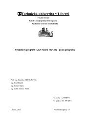 VÃ½poÄtovÃ½ program TLAK-macro-1101.xls â popis ... - Fakulta strojnÃ­