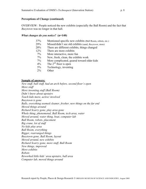 Summative Evaluation - OMSI