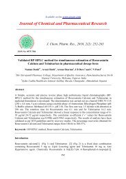 Validated RP-HPLC method for simultaneous estimation of