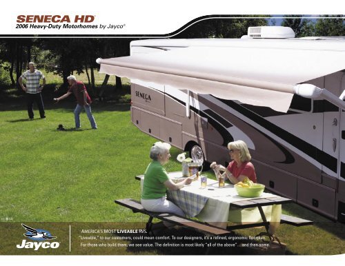 2006 Jayco Seneca Brochure PDF with Floorplans and Specs