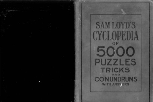 Cyclopedia Of Puzzles