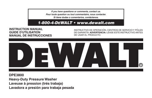 1-800-4-DEWALT â¢ www.dewalt.com