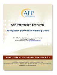 Recognition Donor Wall Planning Guide