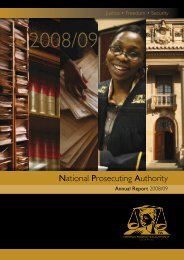General Info & NDPP Introduction - National Prosecuting Authority
