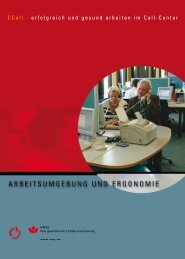 CCall - erfolgreich und gesund arbeiten im Call-Center