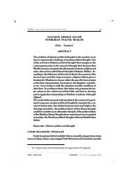 ABSTRACT The problem of Islamic political thought in the modern ...