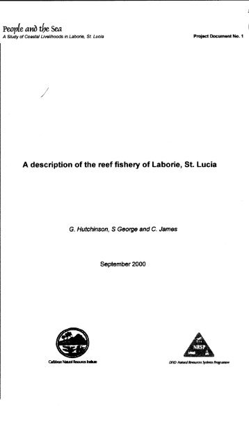 A description of the reef fishery of Laborie - CANARI