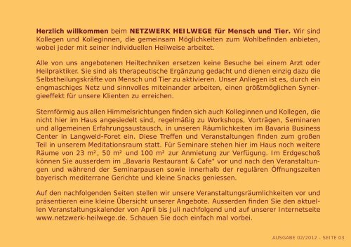 (spirituelles) Heilen? - Netzwerk-Heilwege