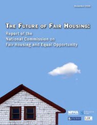 The Future of Fair Housing - The Leadership Conference on Civil ...