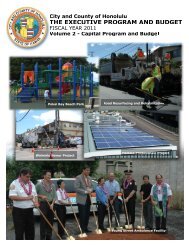 FY 2011 Proposed Capital Program and Budget - City and County of ...