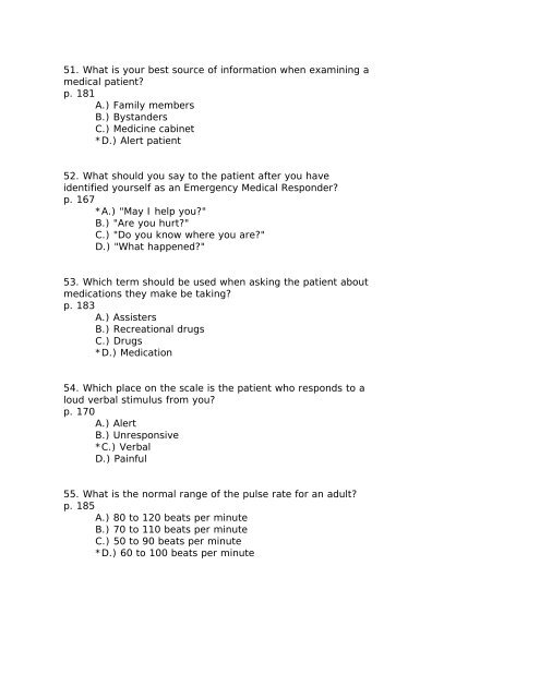 Patient Assessment - Usmra.com